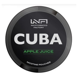 Woreczki nikotynowe - CUBA Black Apple Juice 66mg