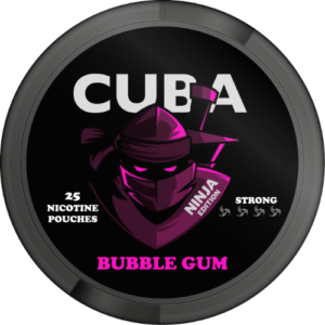 Woreczki nikotynowe - CUBA Ninja Bubble Gum 30mg