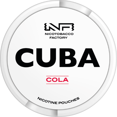 Woreczki nikotynowe - CUBA White Cola 25mg