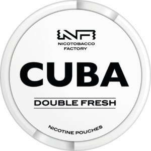 Woreczki nikotynowe - CUBA White Double Fresh 25mg