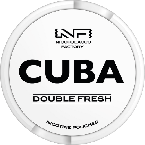 Woreczki nikotynowe - CUBA White Double Fresh 25mg