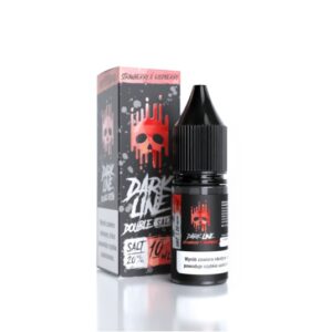 LIQUID SALT DARK LINE DOUBLE 10ML 20MG STRAWBERRY RASPBERRY