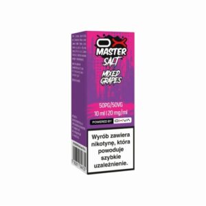 LIQUID SALT OXMASTER 10ML 20MG MIXED GRAPES