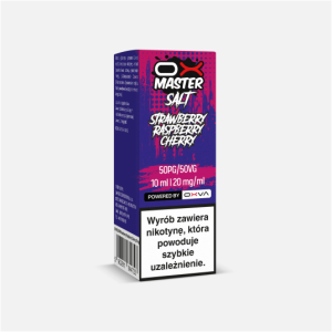 LIQUID SALT OXMASTER 10ML 20MG STRAWBERRY RASPBERRY CHERRY