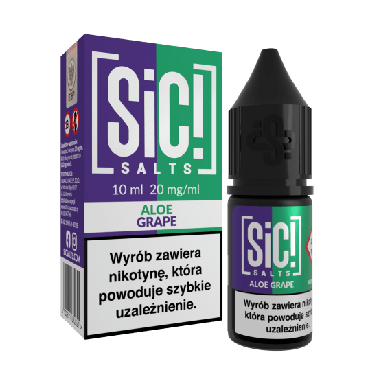 LIQUID SALT SIC! DUPLEX 10ML 20MG ALOE_GRAPE