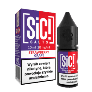 LIQUID SALT SIC! DUPLEX 10ML 20MG STRAWBERRY_GRAPE