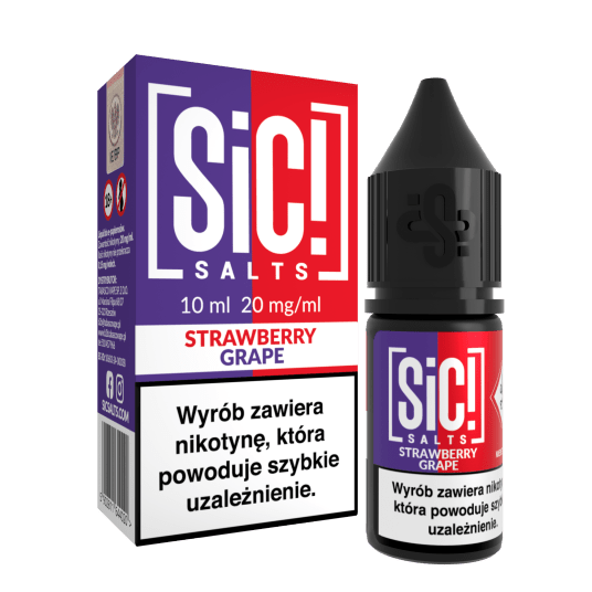 LIQUID SALT SIC! DUPLEX 10ML 20MG STRAWBERRY_GRAPE