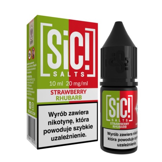 LIQUID SALT SIC! DUPLEX 10ML 20MG STRAWBERRY_RHUBARB