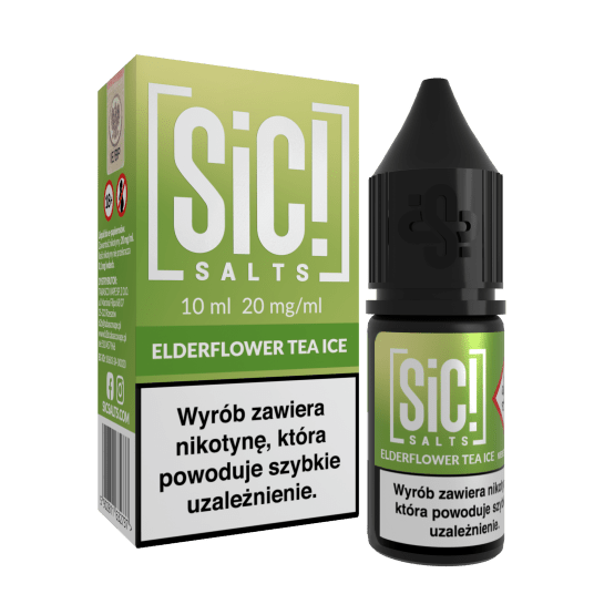LIQUID SALT SIC! THEA 10ML 20MG ELDERFLOWER_TEA_ICE