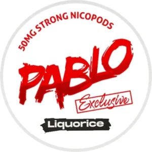 Woreczki Nikotynowe - PABLO Exclusive Liquorice 50mg