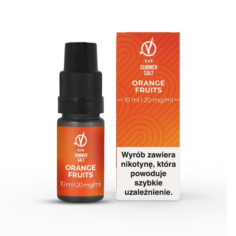 Liquid VBar Summer Salt 10ml - Orange Fruits 20mg