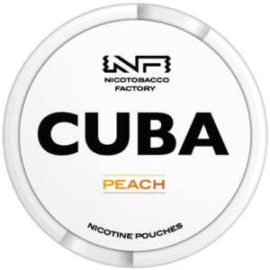 Woreczki nikotynowe - CUBA White Peach 25mg