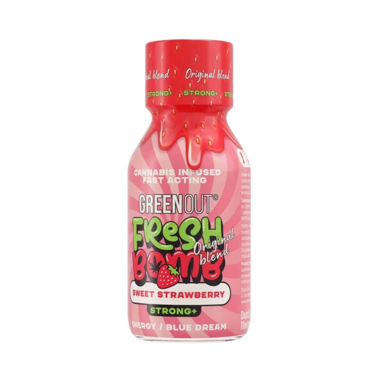 Shot Konopny Green Out Fresh Bomb Sweet Strawberry STRONG+