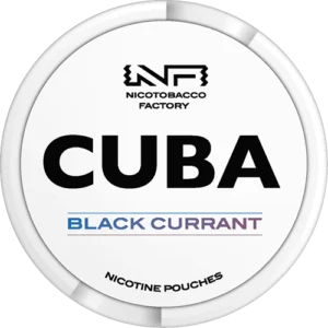 Woreczki Nikotynowe - CUBA White Black Currant 25mg
