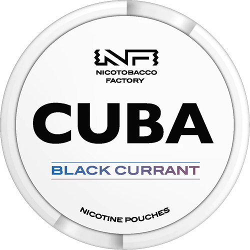Woreczki Nikotynowe - CUBA White Black Currant 25mg