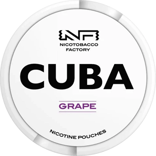 Woreczki Nikotynowe - CUBA White Grape 25mg